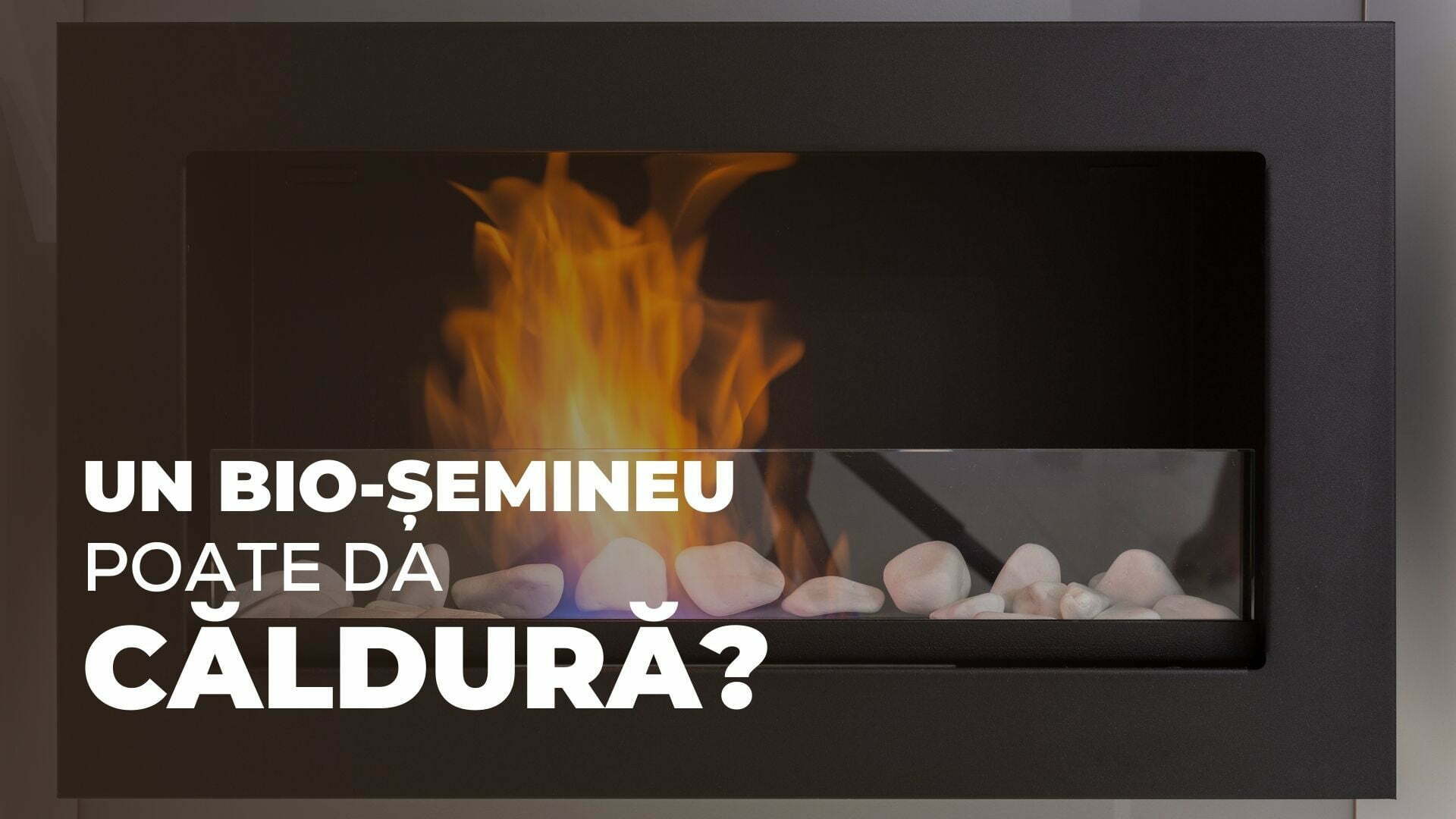 Un bio-șemineu poate da căldură?