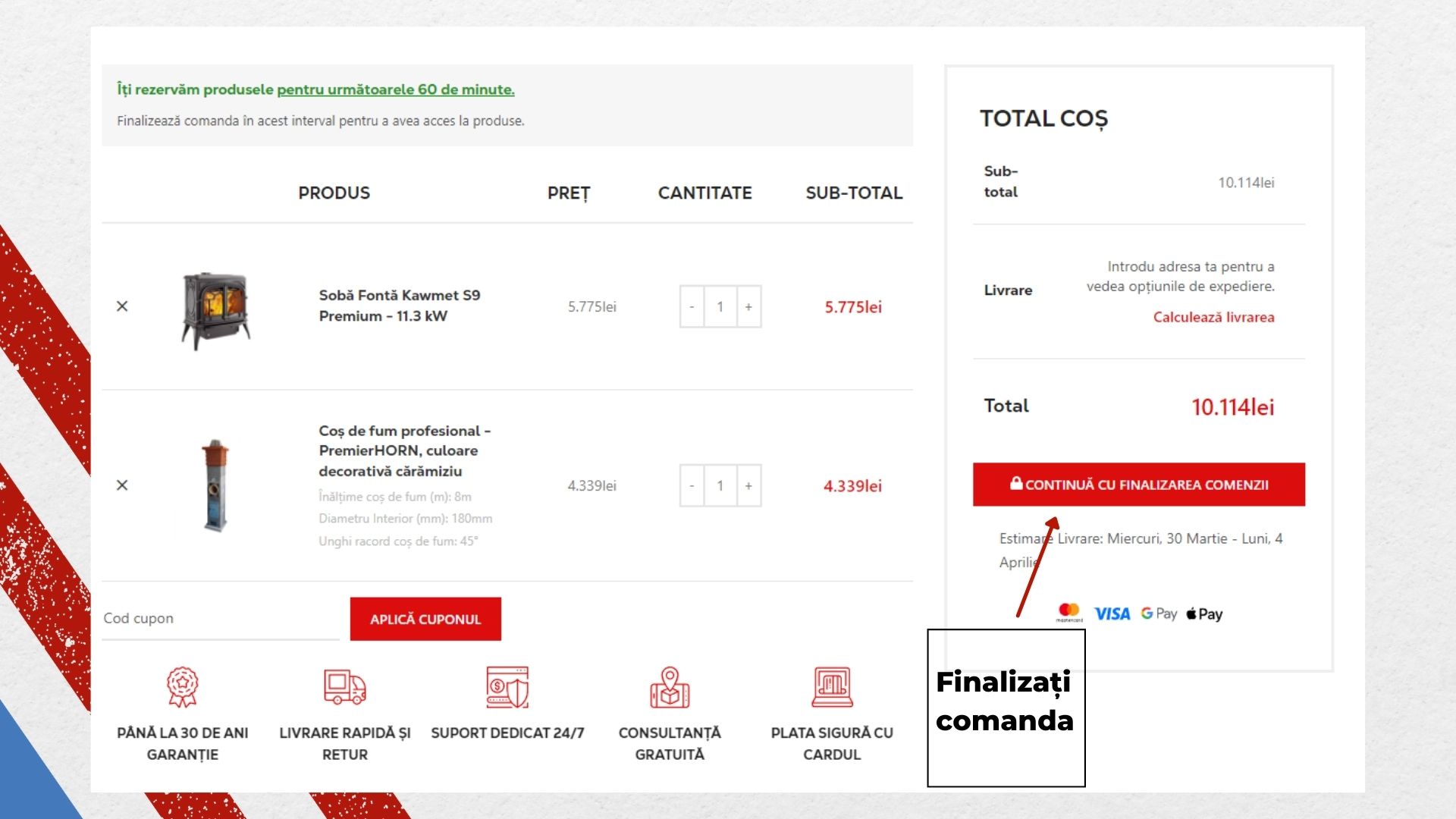 Cum comand pe Kaminhorn