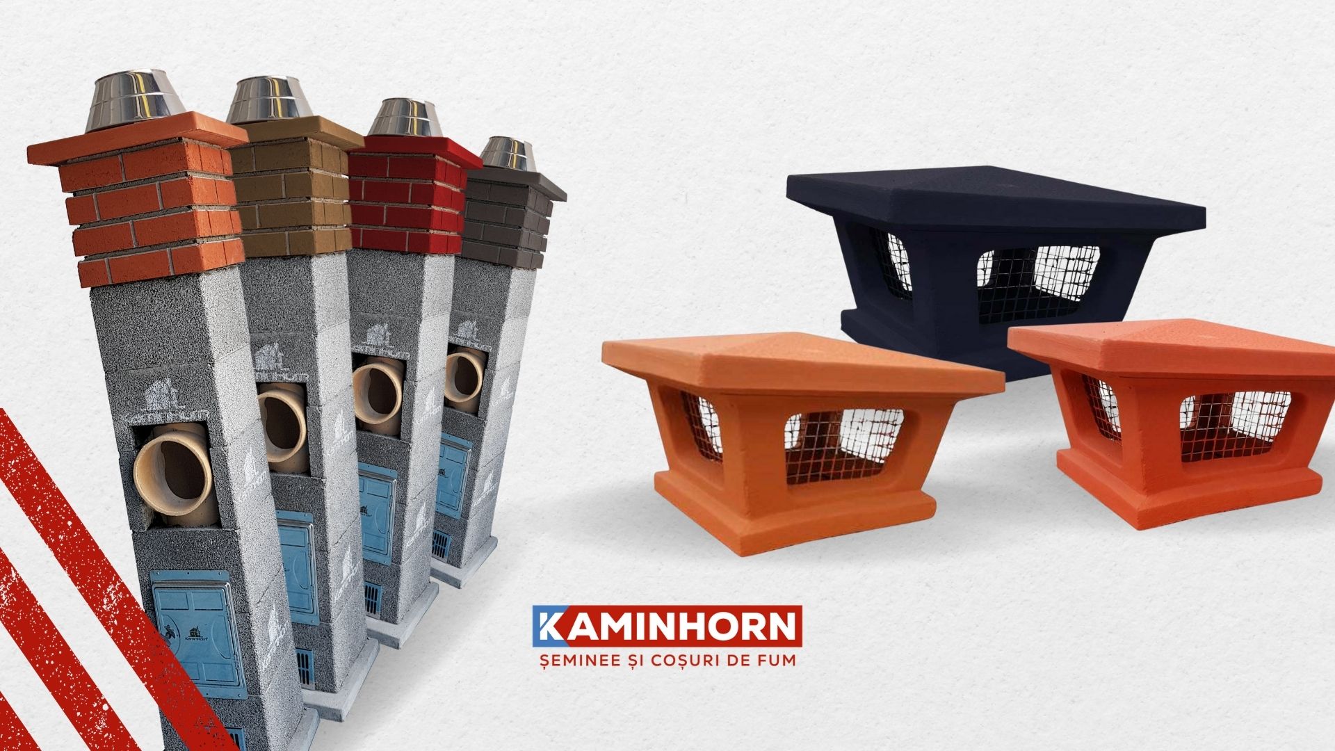 pălărie coș de fum ceramică