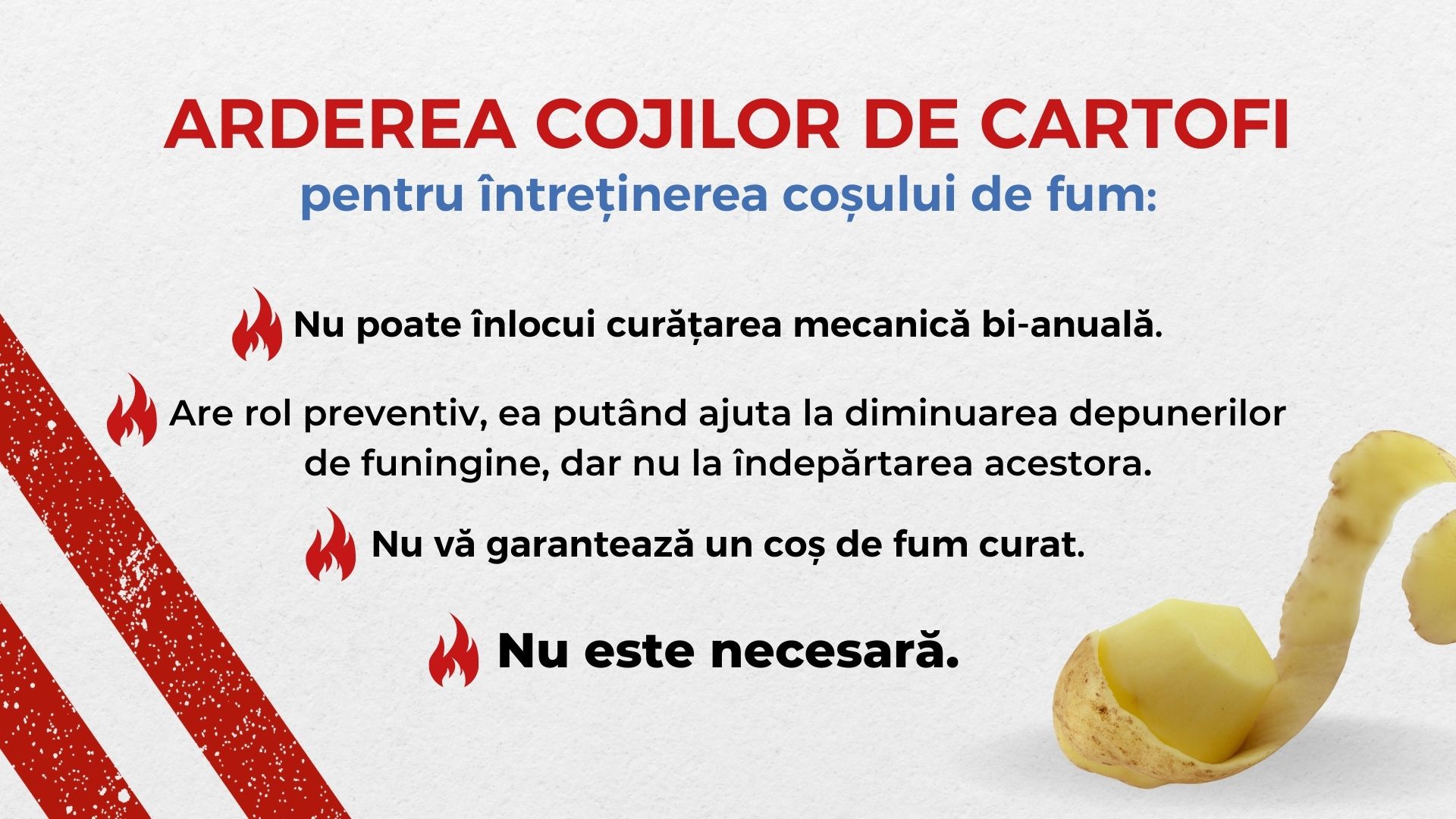 arderea cojilor de cartofi