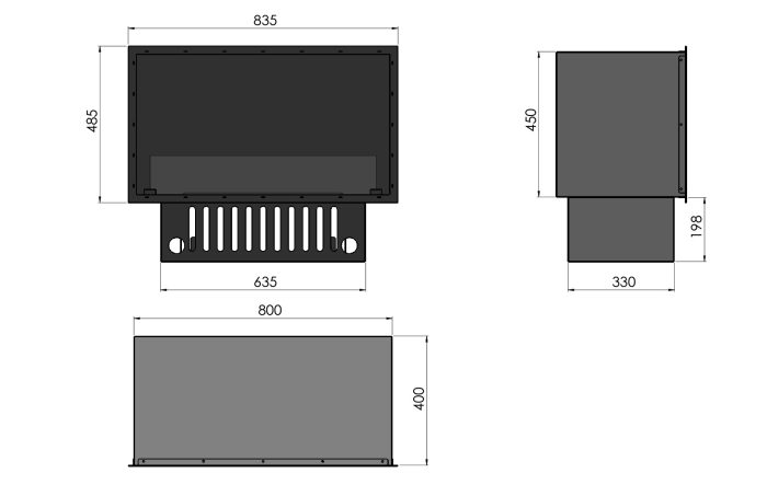 Vízpárás kandalló INVAPO INSIDE 800 - Image 9
